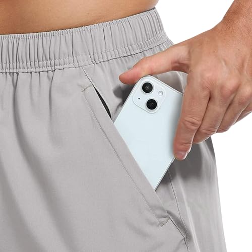 Image of GYMIFIC Mens Sports Training Running Dry Fit Solid Boxer Shorts | Premium Lightweight Stretchable Activewear Gym Shorts for Running, Workout, Training & Fitness