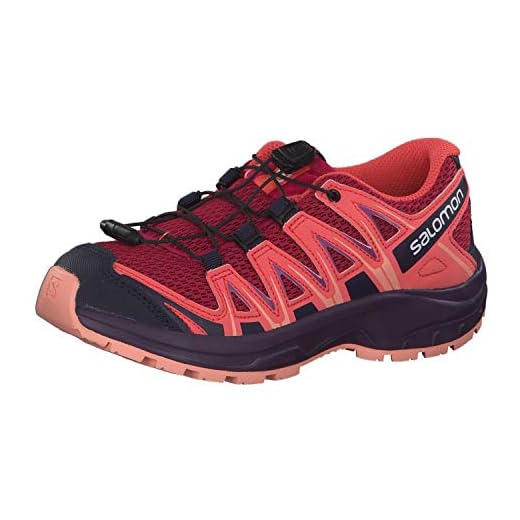 Salomon XA Pro 3D J, Zapatillas de Deporte Unisex Niños, Rojo/Naranja (Cerise/Dubarry/Peach Amber), 38 EU
