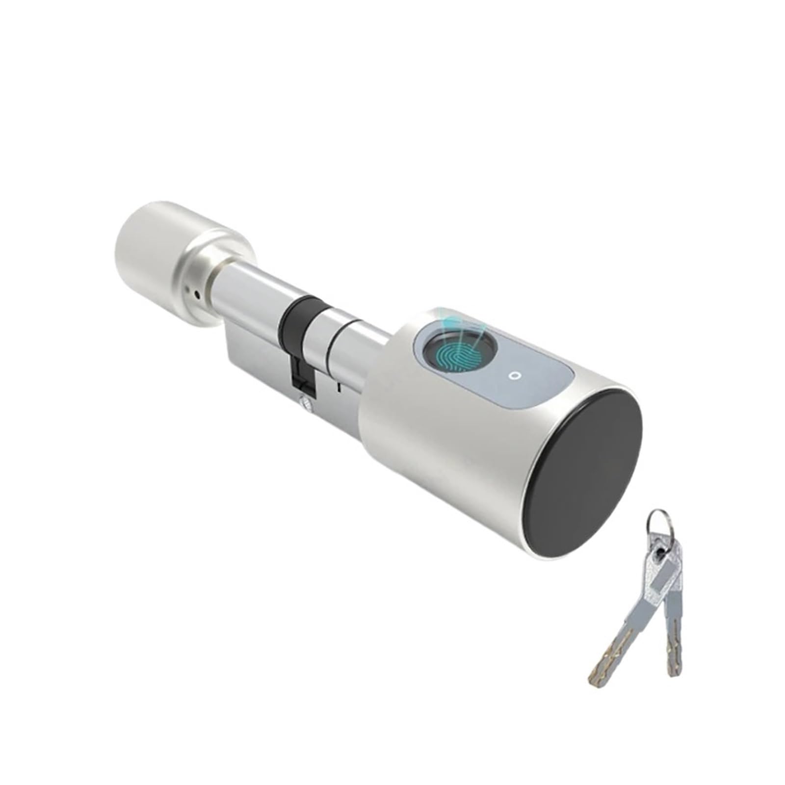 Serrure Connectée Cylindre Réglable BLE Empreinte Et Clés À Carte IC