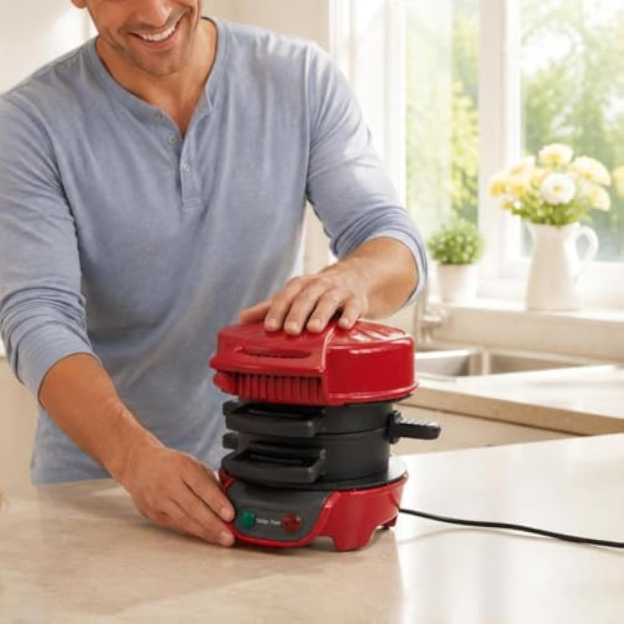 Electric Sandwich Maker Multi-Function Breakfast Grill