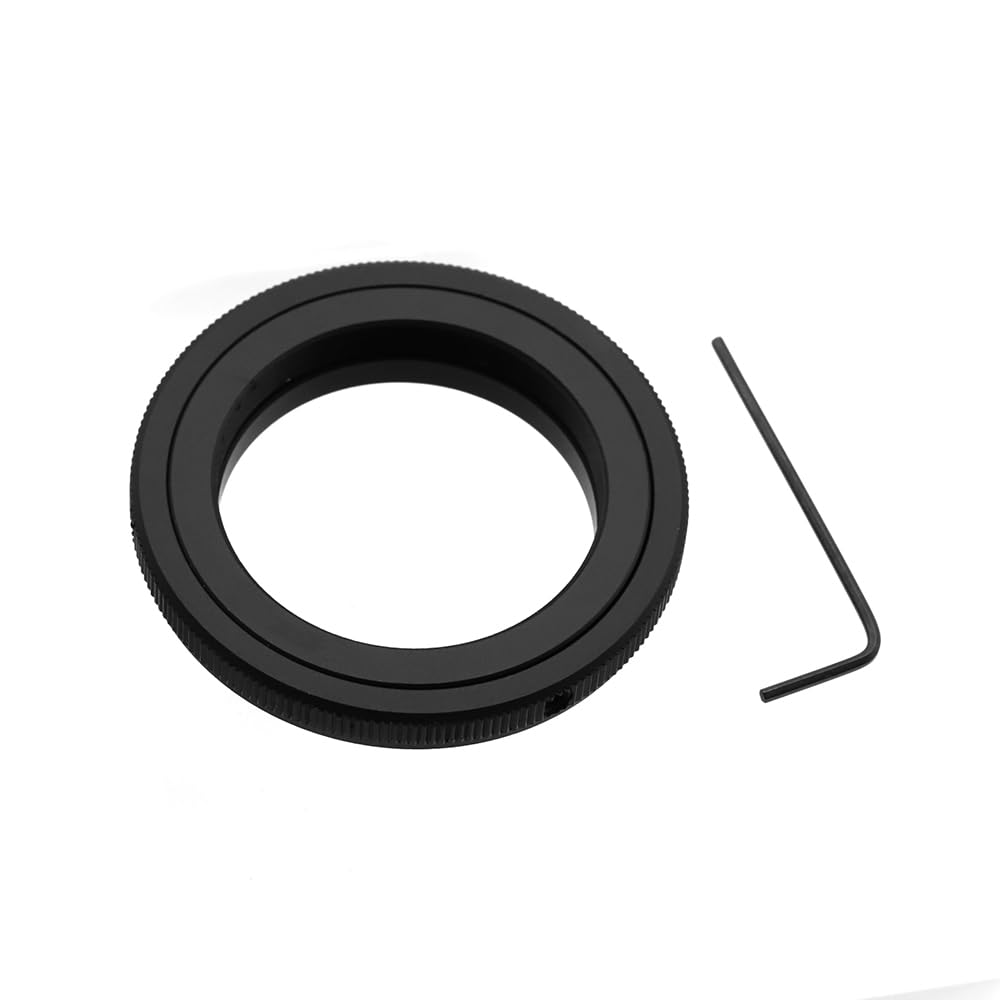 T2-4/3 Lens Adapter Ring for Telescopes Microscopes T/T2(M42×0.75mm) Screw Thread Mount Lens and for Olympus 4/3 Mount Camera Metal Lens Adapter Ring Manual Focus Adapter Ringocus Adapter Ring