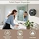 Jumbo Toilettenpapierspender, Kommerzieller Papierhandtuchspender, Wandmontage-Rollen-Toilettenpapierhalter, Einzelrollen-Toilettenpapierspender, Wasserdichter Papierspender(Schwarz durchscheinend)