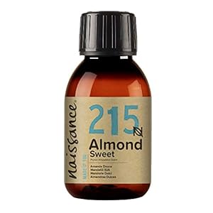 Naissance Pure Sweet Almond 3.4 fl oz/ 100ml. – Vegan, No GMO – Ideal for Haircare and Skincare, Aromatherapy and as a…