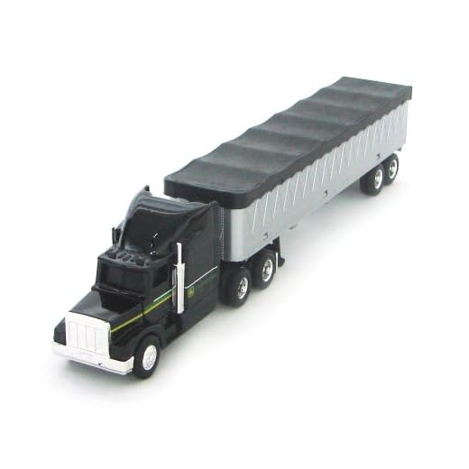 ERTL John Deere Grain Semi Truck Toy Replica - 1:64 Scale - Construction Toys - Die-Cast Metal and Plastic Material - Kids Toys Ages 8 Years and Up