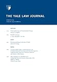  Yale Law Journal: Volume 122, Number 5 - March 2013 (English Edition)