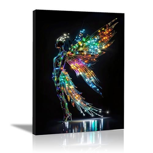 Impression sur toile et décoration d'art mural de figurine 60x80