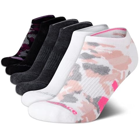 Calcetines deportivos de corte bajo para mujer de New Balance, Camuflaje gris Cover