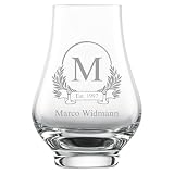 Z W I E S E L Whisky Nosing Tumbler mit individueller Gravur, Bar Special, spezielle Nosing Gläser für Whisky personalisiert, Tritan Kristallglas, Made in Germany, Geschenkidee Männer & Vatertag