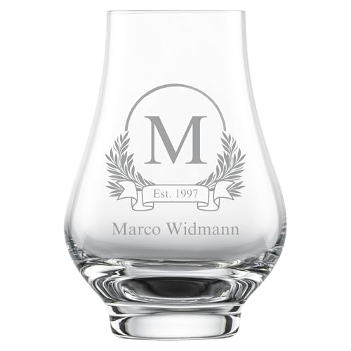Z W I E S E L Whisky Nosing Tumbler mit individueller Gravur Bar Special spezielle Nosing Gläser für Whisky personalisiert Tritan-Kristallglas Made in Germany Geschenkidee Männer & Vatertag