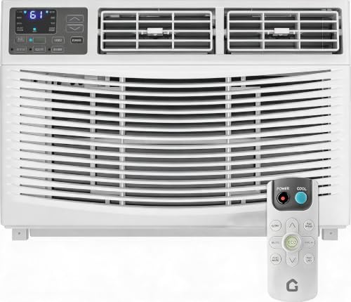 Image of 12,000 BTU Window Air Conditioner 115V, Fastcooling for 550 Sq.Ft Room, Wi-Fi Enabled Remote Control, Reusable Filter, Perfect for APT, Living Room, Office