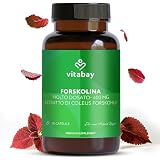 Vitabay Forskolina 400 mg alto dosaggio – 90 capsule vegane – Estratto di Coleus forskohlii, radice dell'ortica indiana – vegano & testato in laboratorio in Germania – scorta 3 mesi