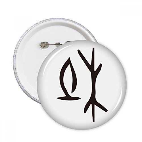 Inscription os chinois pins bouton de haute finition pour décoration textile élégante