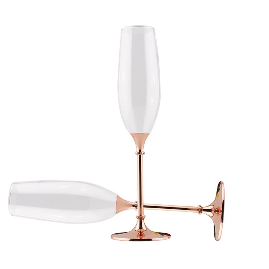 Copas de champán de boda como regalo ideal para aniversarios de novios