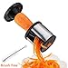Produktbild Spiralschneider für Gemüse, aus Edelstahl, ideal zur Herstellung von Gemüsespaghetti, für Zucchini, Karotte, Kartoffel, Gurke, Obst, leicht zu reinigen, klein