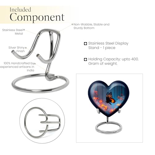 Image of Butterfly Urn - Tiny Cremation Urn for Human Ashes Adult Female - Small Cremation Urns for Ashes for Women - Burial Urns - 3 Inch Set of 4
