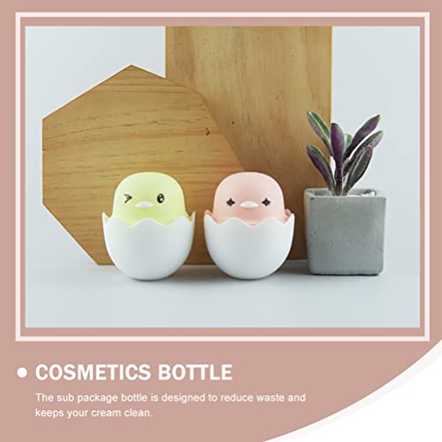 Minkissy 8 Stks 30G Travel Cream Potten Met Deksels Leuke Chick Shape Mini Pot Hervulbare Lege Kleine Reiscontainers… - Afbeelding 5