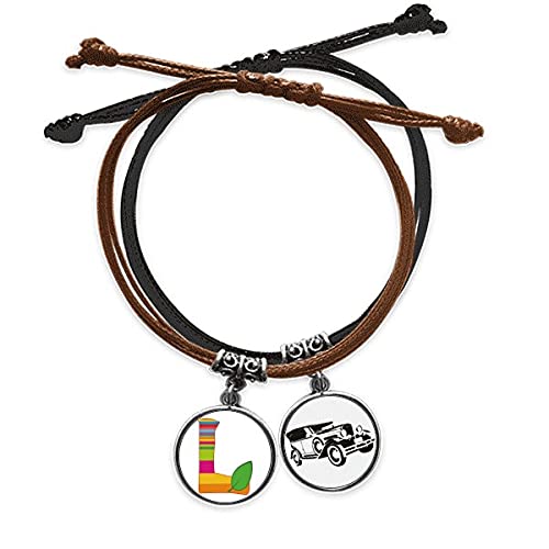Bracelet corde orange style vacances en cuir pour vos sorties d'été