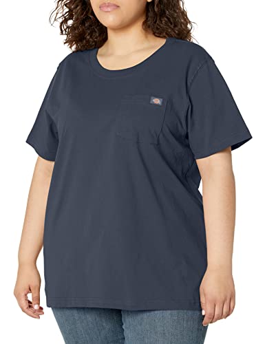 T-Shirt Femme Dickies Plus Size Short Sleeve Heavyweight en coton épais durable