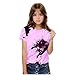 Girls Tie Dye Cute Short Sleeve T-Shirts Casual Boys Summer Tops Loose Crewneck Basic Tees for Kids 3-14 Years