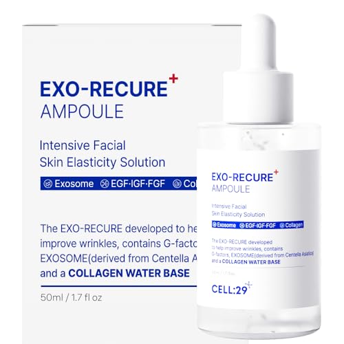 VT COSMETICS PDRN Cica Exosome Ampoule, Firming Serum with Peptide & Ceramide for Anti-Aging, Wrinkle Care, Plumping, Hydration & Radiant Glow, For All Skin Types, Korean Skincare (1.01 fl. oz.)