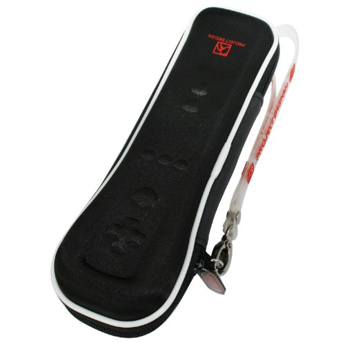 eForBuddy Airform Game Pouch Carry Bag for Nintendo Wii Controller, Black