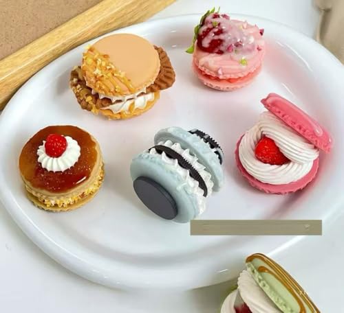 Set de 6 Imanes Decorativos de Resina con Forma de Postres miniatura 5