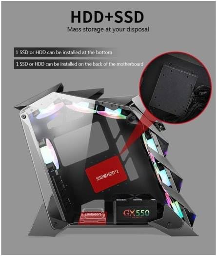 darkFlash Obudowa komputerowa K2 (czarna)