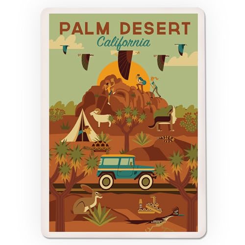 Juego de 52 cartas tamaño póker Palm Desert miniatura 3