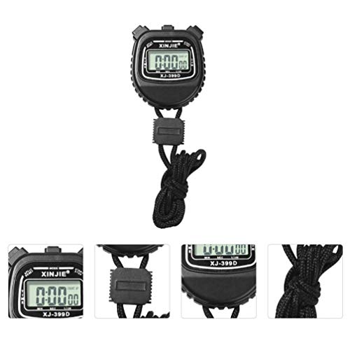 CLISPEED Cronômetro Digital Cronômetro Cronógrafo Cronômetro de Contagem Regressiva Com Pulseira Ala