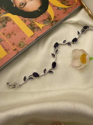 Image of Anti-Tarnish Tulip Bracelet for Women Stylish | Gold Plated Bracelet for Women | Fairy Bloom Rapunzel Bracelets | Daily Wear Gifting Jewellery | Gift for Anniversary