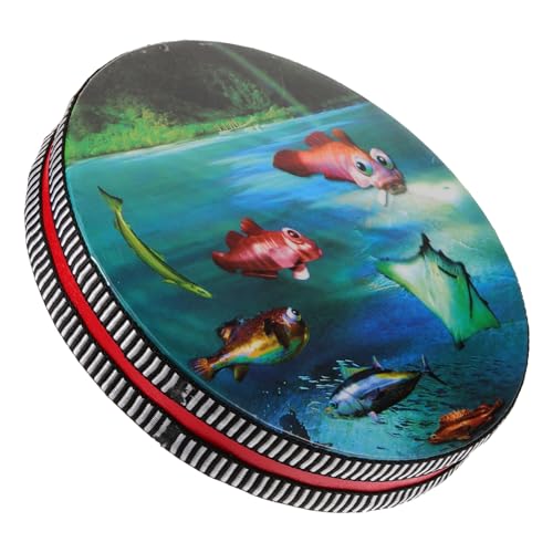 Abaodam サーフドラム 電気ドラム 海のドラム 丸太鼓 楽器オーシャンドラム パーカッションドラム 教育海洋ドラム ビーズオーシャンドラム 向けの楽器 ドラム 用ドラム 木製