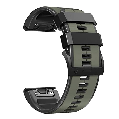 Correa de silicona 22mm para Garmin miniatura 1