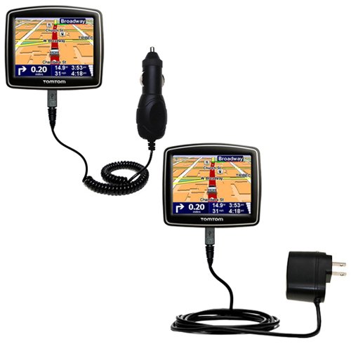 Gomadic Essential AC/DC Charge Accessory Bundle for The Tomtom ONE 140S 140. Kit