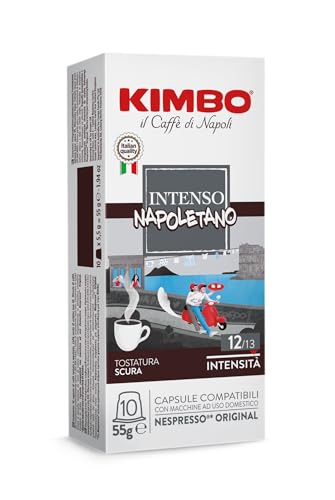 Kimbo Espresso Intenso – 100 Capsule Compatibili con...