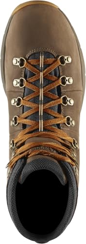 Image of Danner Mountain 600 Leaf Gore-Tex Hiking Boots for Men - Ortholite Tripe Density Footbed - Waterproof Quick Dry Barrier - Vibram SPE Midsole - Full Grain Leather Upper - Traction Outsole
