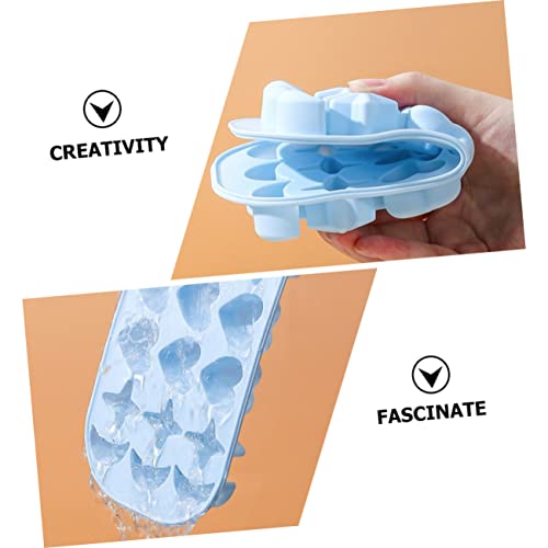 Bandeja de cubitos de hielo de silicona LABRIMP 2 piezas miniatura 2