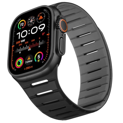 Band Respirante et Aimantée HITZEE, le Bracelet Réversible Double Face pour iWatch SE 8 7 6