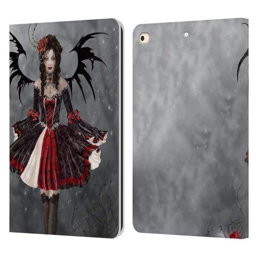 Étui en cuir Nene Thomas pour iPad 9.7: protection élégante au design princesse gothique