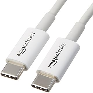 Amazon Basics USB Type-C to USB Type-C 2.0 Cable - 1.8 m - White