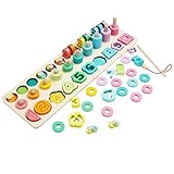 SICHER ZUM SPIELEN: Dieses Holzspielzeug ist für Kinder ab 3 Jahre geeignet. Es besteht aus ungiftigen Materialien/Farben und entspricht EU EN71 Regulierungen. Alle Teile sind groß, mit abgerundete Kanten & einer polierten Oberfläche, die nicht splittert & leicht gereinigt werden kann. Dieses unterhaltsame Holzspielzeug Puzzle Spiel mit Sortierpflöcke ein perfektes Pädagogisches Geschenk zu Geburtstagen & zu Weihnachten. Die Kleinen können damit zu Hause oder in der Vorschule spielen.