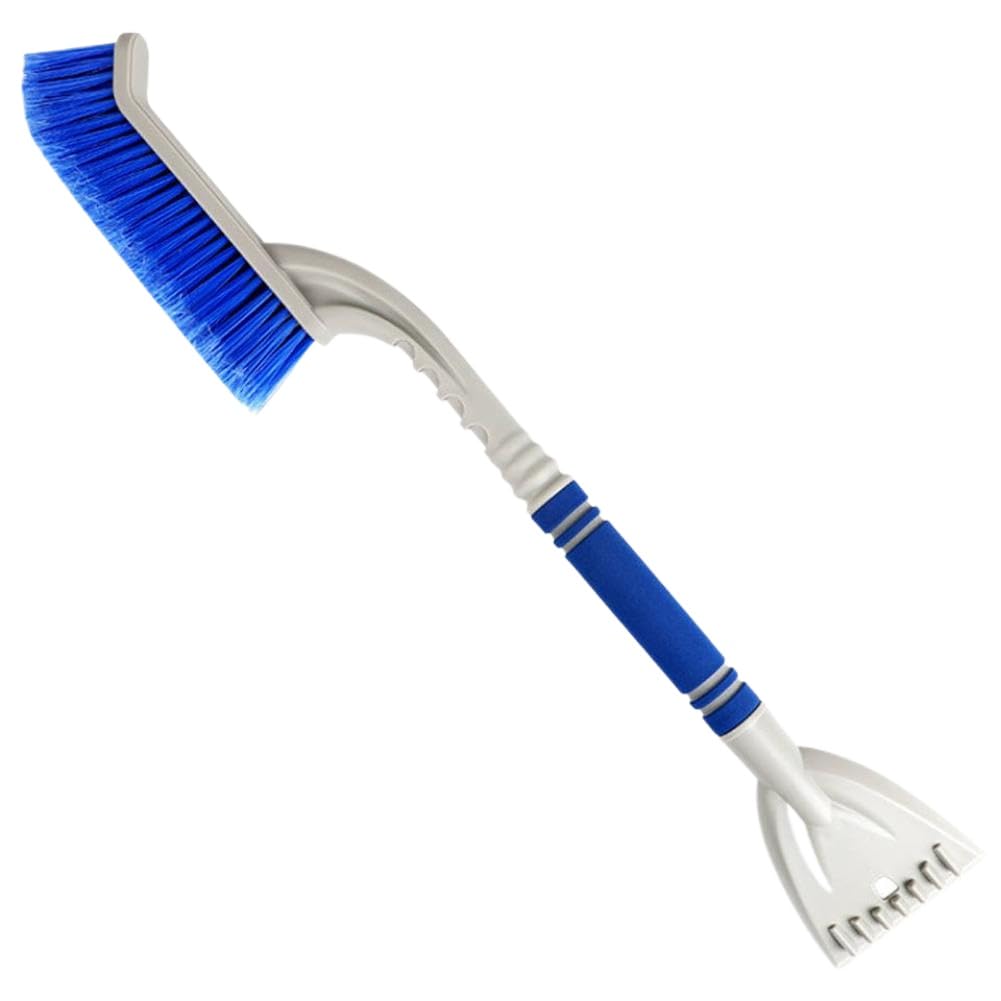Raspador de Nieve, removedor de Hielo, Cepillo para Nieve, Pala, Herramienta con Mango ergonómico, Limpiador de Escarcha para Parabrisas multifunción