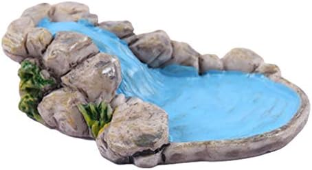keaiduoa 3D Creative Natural Micro Landscape Ornament Mountain Water Fairy Garden Decoration House Home Gift