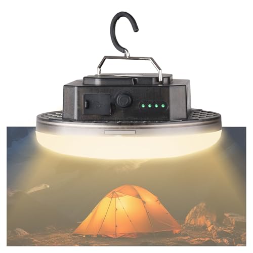 12000mAh 4000LM Camping Lights 3 Color Lighting Modes Bright Rechargeable LED Lamp 40W Hanging Tent Lights IPX5 Waterproof,Magnet,Power Failure Emergency Survival Kits & Christmas Day Gift