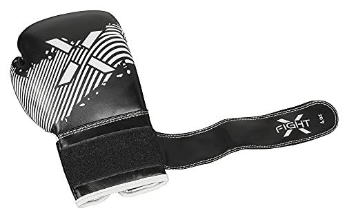 Fightx Kids Boxing Gloves For 3-8 Years 4 6 Oz Training Mma Boys Girls Kickboxing Punching Gloves For Training, Punching Bag, Muay Thai, Mma (Black/White, 6Oz) #TOP3