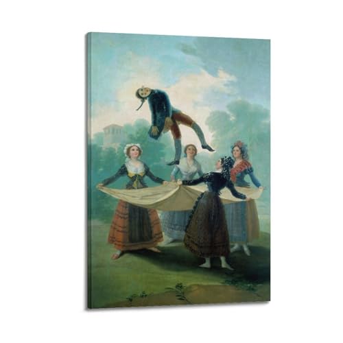 Toile Francisco Goya Le mannequin de paille, reproduction d'art romantique de haute fidélité