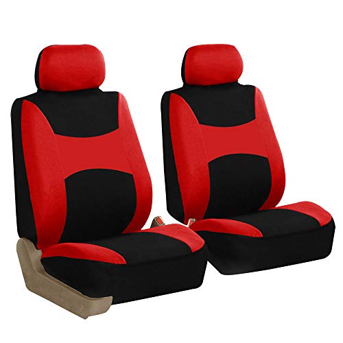 FH-Group-FB030RED115WB-AVC-Red-Combo-Set-with-Steering-Wheel-Cover-and-Seat-Belt-Pad-Airbag-Compatible-and-Split-Bench