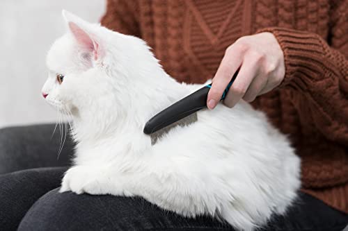 TRIXIE Pente de pulgas para animais de estimação, para gatos, cães e pequenos animais, remove pulgas