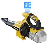 Cordless Leaf Blower for Dewalt 20V Max Battery (Tool Only) – Powerful Brushless Motor Delivers Up to 715 CFM & 150 MPH, 3-Speed LED Display Control, Lightweight Design for Yard, Lawn, Driveway, Snow