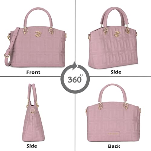 Image of Lavie Signature Women's Quilt Tinian Satchel Handbag | Satchel Bag For Work | Ladies Purse | Stylish Shoulder Bag | Gift For Women