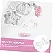 FOMIYES 4pcs Nail Art Embossed Molds Diy Manicure Tool Nail Art Decorations Mold for Professional Home Use